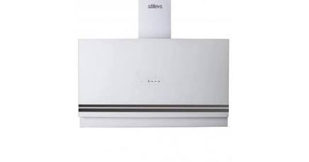Stilevs 60 cm Ankastre Davlumbaz Beyaz Cam Eğimli SEG70300